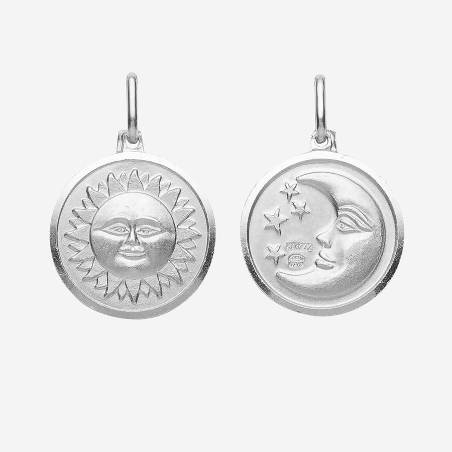 Eros Milano Pendants Medallion Sun & Moon Reversible Medallion