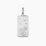 Eros Milano Pendants Virgo Virgo Rectangle Pendant in Sterling Silver