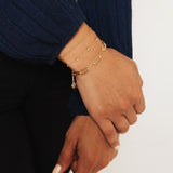 Eros Milano Sets Moda Gold Layering Bracelet Set