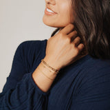 Eros Milano Sets Moda Gold Layering Bracelet Set