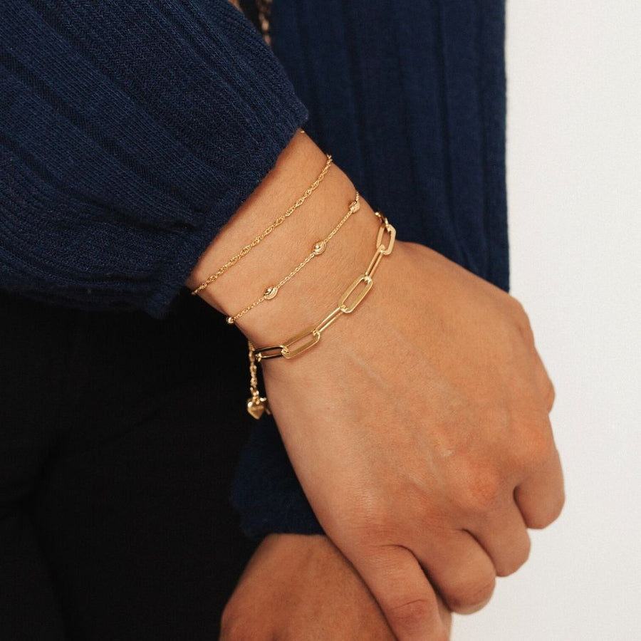 Eros Milano Sets Moda Gold Layering Bracelet Set