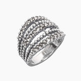 Marcasite Collection Rings Marcasite Open Stacked Ring