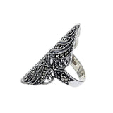 Marcasite Collection Rings Sterling & Marcasite Decorative Finger Sleeve (Ring)
