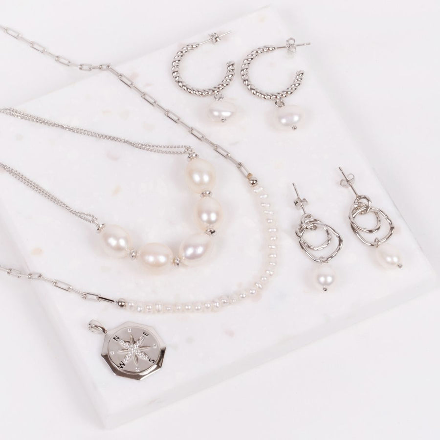 Masami Pearls Bracelets 5-Pearl Adjustable Friendship Bracelet