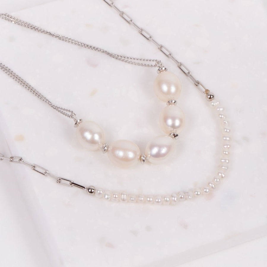 Masami Pearls Bracelets 5-Pearl Adjustable Friendship Bracelet