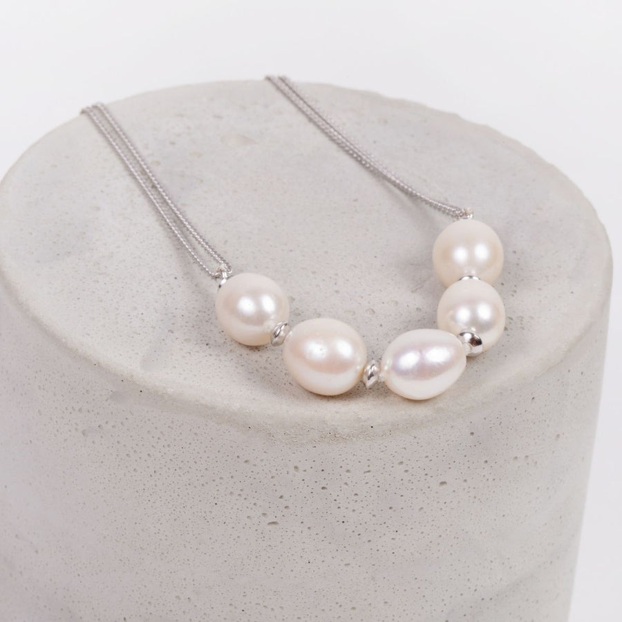 Masami Pearls Bracelets 5-Pearl Adjustable Friendship Bracelet