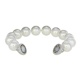 Masami Pearls Bracelets Default Title / White Masami 7" South Sea Shell Pearl Bracelet with Crystal Clasp (White)