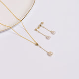 Masami Pearls Earrings Gold Freshwater Pearl Drop Earrings (Gold)