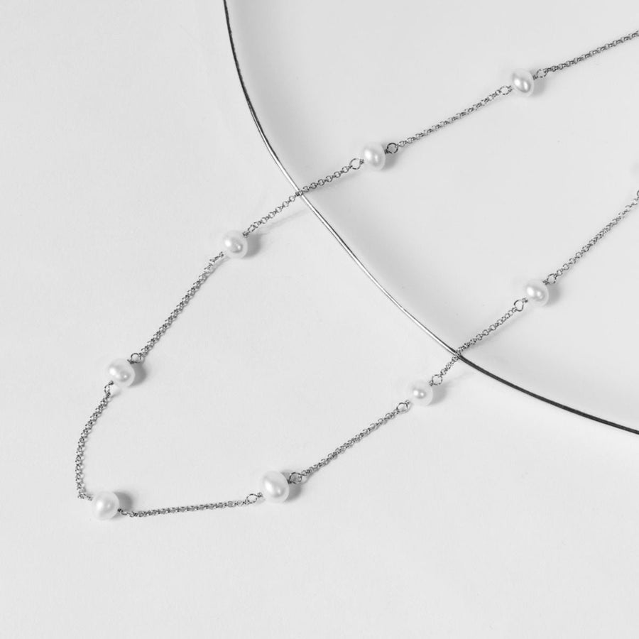Masami Pearls Necklaces Pearl Freshwater Pearl Station Necklace