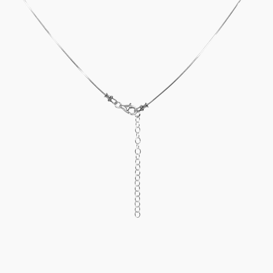 Masami Pearls Necklaces White Freshwater Pearl Bolo Necklace in Detailed Sterling Silver