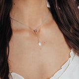 Masami Pearls Pendants Silver Freshwater Pearl Drop Pendant (Silver)