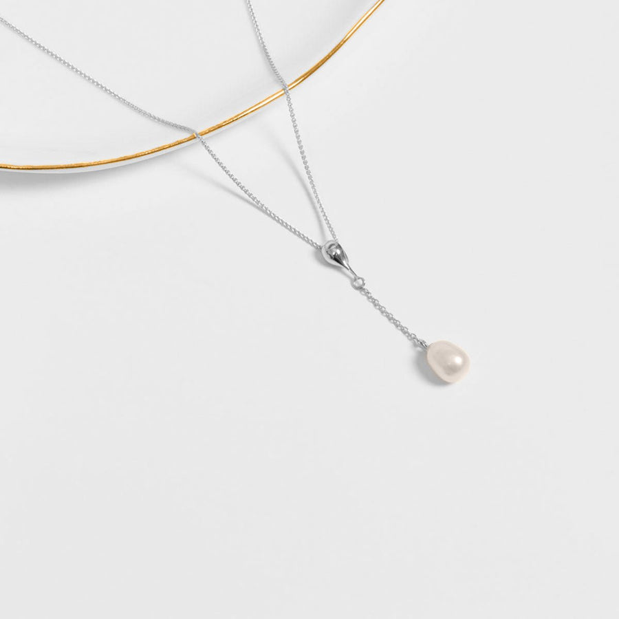 Masami Pearls Pendants Silver Freshwater Pearl Drop Pendant (Silver)