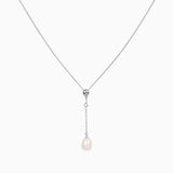 Masami Pearls Pendants Silver Freshwater Pearl Drop Pendant (Silver)