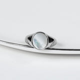 Masami Pearls Rings Roma Mother of Pearl Signet Ring