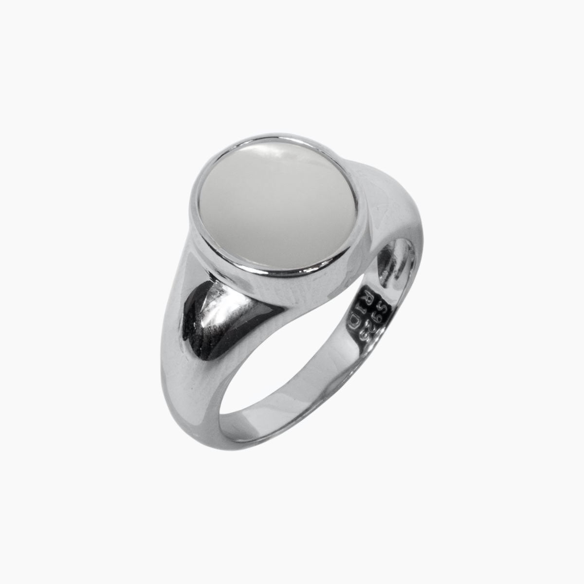 Mother of Pearl Signet Ring – James Jewellery