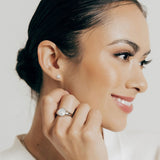 Masami Pearls Rings Roma Mother of Pearl Signet Ring