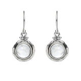 Moonstone Collection Earrings White / Silver Moonstone Nested Sterling Silver Earrings