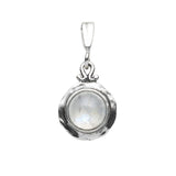 Moonstone Collection Pendants Moonstone Nested Sterling Silver Pendant