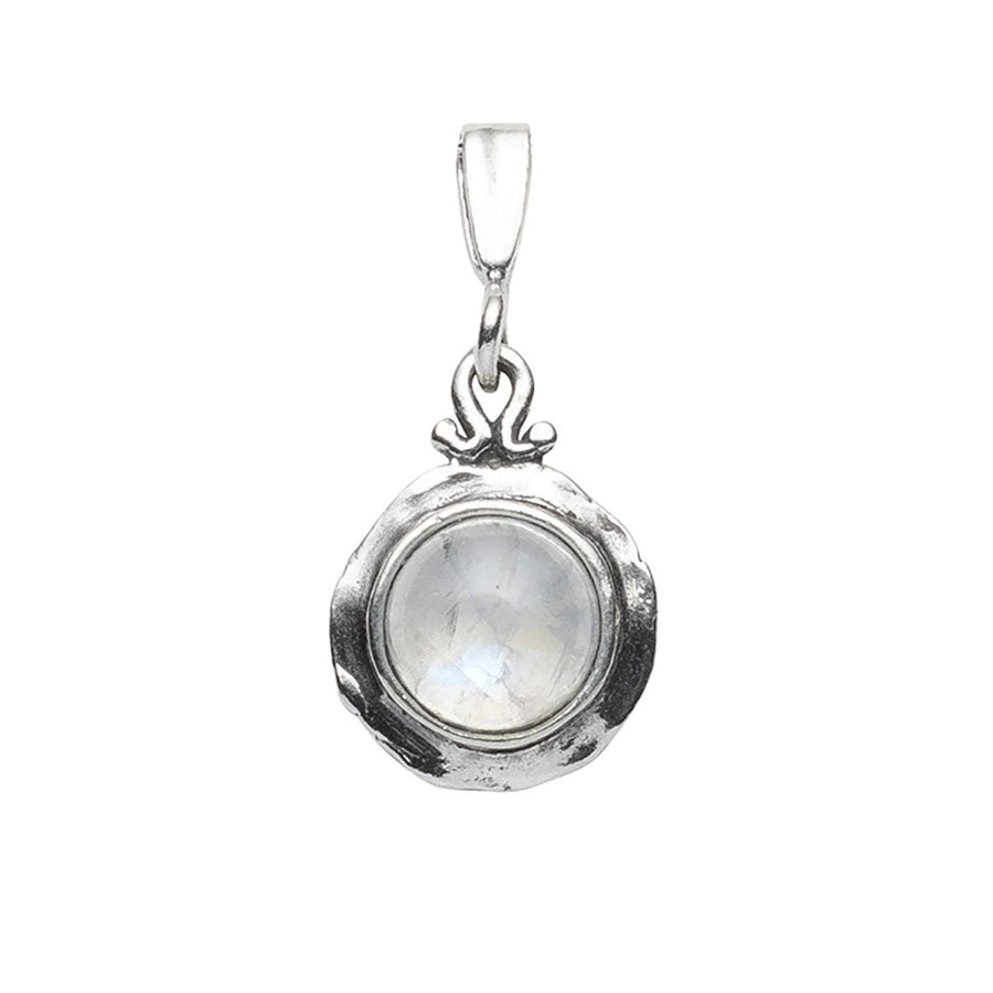 Moonstone Collection Pendants Moonstone Nested Sterling Silver Pendant