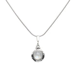 Moonstone Collection Pendants Pendant + Chain Moonstone Nested Sterling Silver Pendant