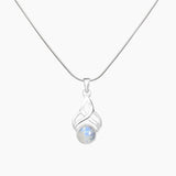 Moonstone Collection Pendants Pendant + Chain Rainbow Moonstone Celtic Pendant