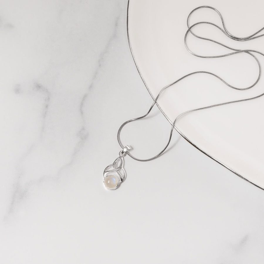 Moonstone Collection Pendants Rainbow Moonstone Celtic Pendant
