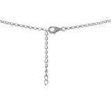 Mystic Necklaces Color / Blue Blue Mystic Quartz Oval Necklace in Sterling Silver