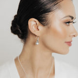Ocean Collection Earrings Pearl Freshwater Pearl Calla Lily Earrings in Sterling Silver
