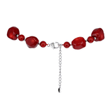 Ocean Collection Necklaces Default Title / Red Coral Red Coral Single Strand Chunky Necklace