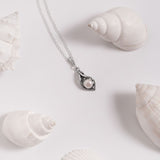 Ocean Collection Necklaces Pearl Freshwater Pearl Calla Lily Pendant Necklace