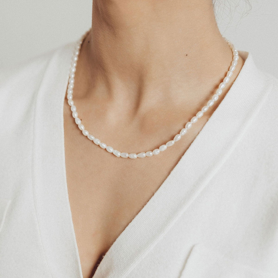 Ocean Collection Necklaces Pearl Oval Freshwater Pearl Necklace