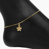 Roma Charm Collection Anklet Roma Flower Charm Adjustable Anklet