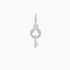 Roma Charm Collection Pendant Silver Roma Key Charm (Silver)