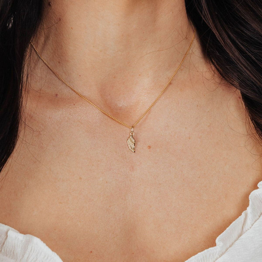 Roma Charm Collection Pendants Gold Roma Angel Wing Charm (Gold)