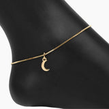 Roma Charm Collection Pendants Gold Roma Crescent Moon Charm (Gold)