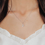 Roma Charm Collection Pendants Silver Roma Dragonfly CZ Charm (Silver)