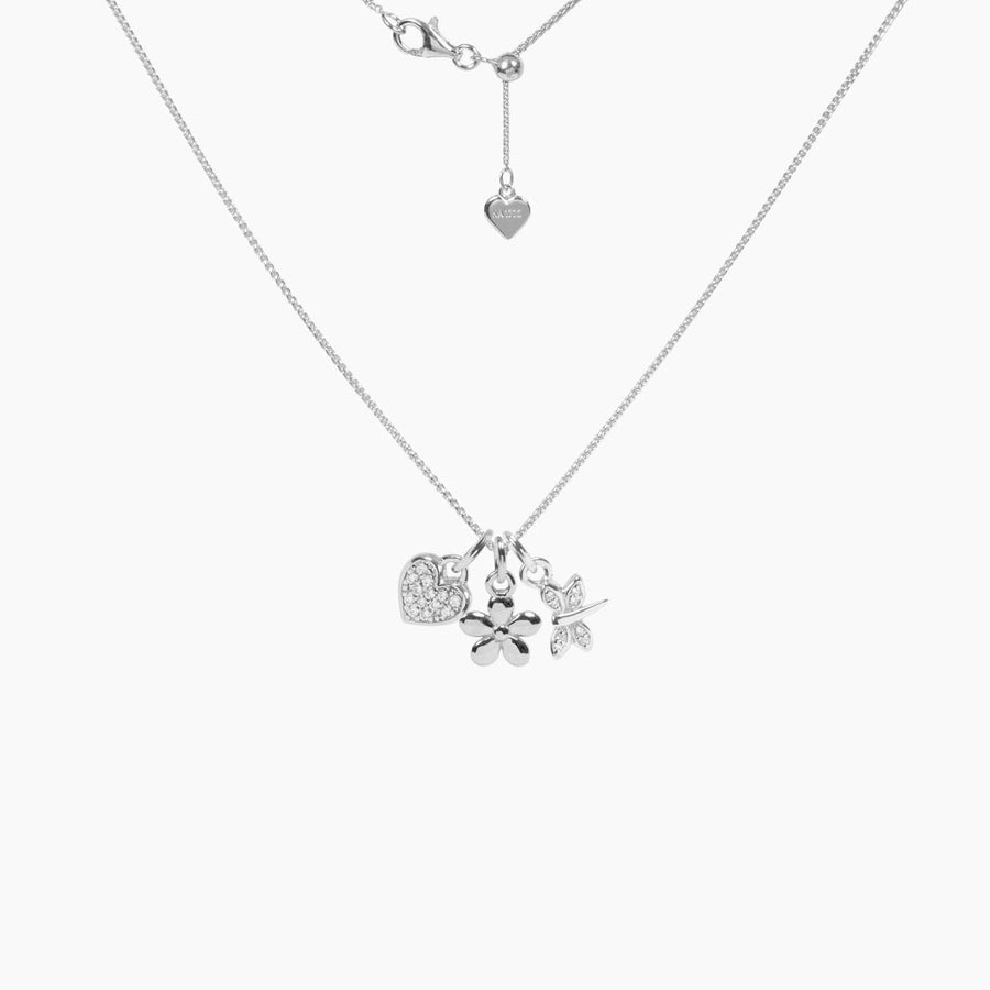 Roma Charm Collection Sets Heart, Flower & Dragonfly Charm Set