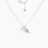 Roma Charm Collection Sets Silver Roma Faith Charm Set