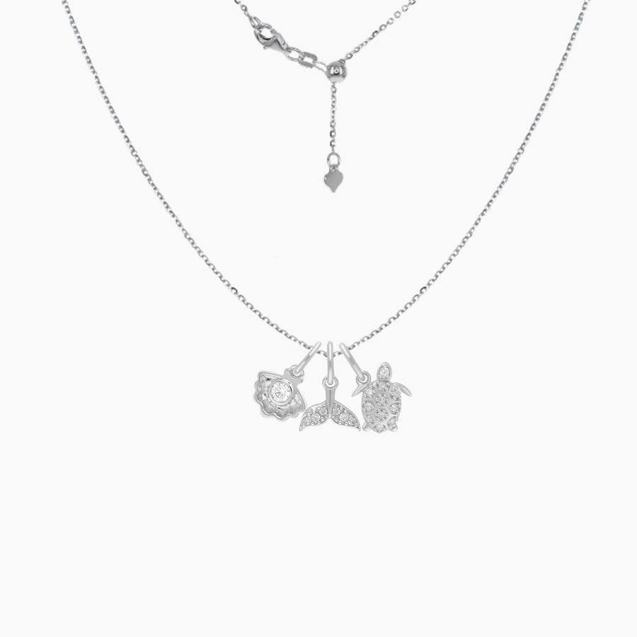 Roma Charm Collection Sets Silver Roma Ocean CZ Charm Set