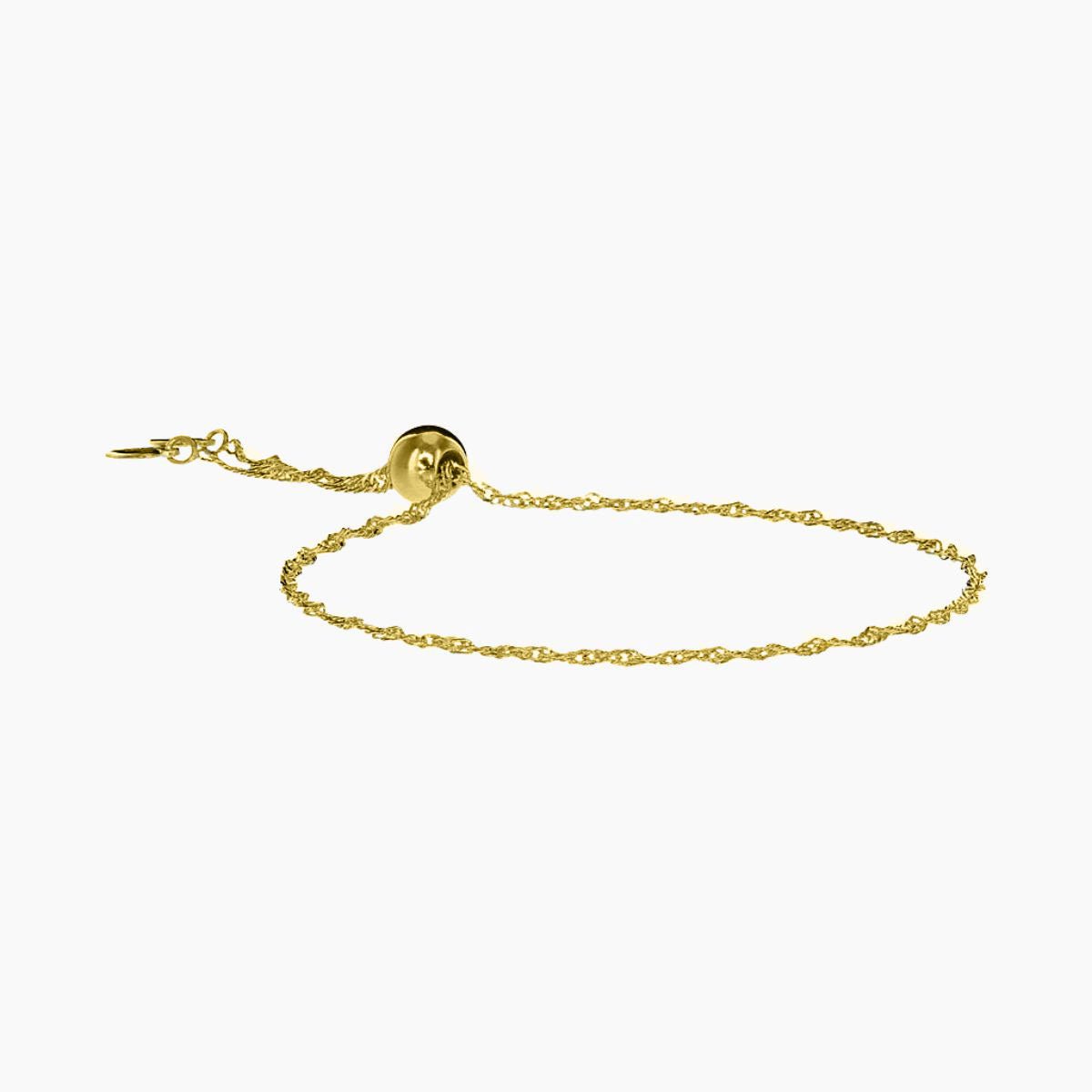 Adjustable Milano Twist Sterling Silver Friendship Bracelet