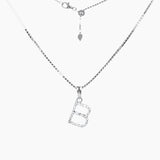 Roma Designer Jewelry (RDJ, LLC) Necklace Sterling Silver CZ Small Initial Necklace