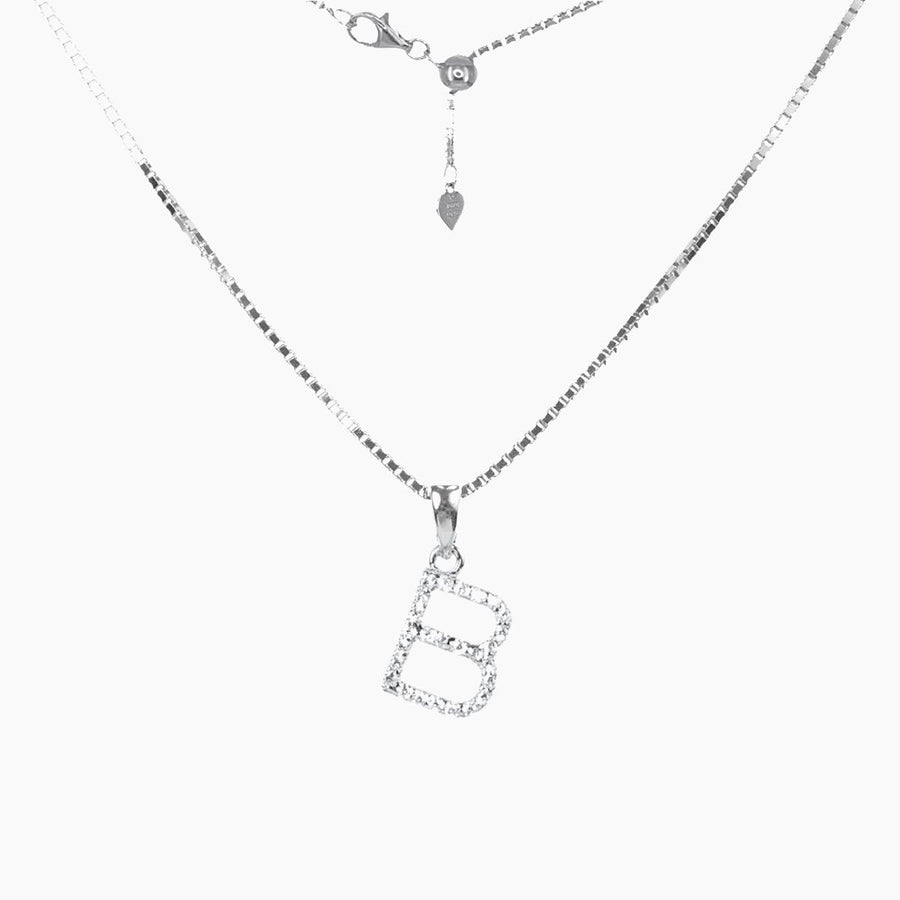 Roma Designer Jewelry (RDJ, LLC) Necklace Sterling Silver CZ Small Initial Necklace