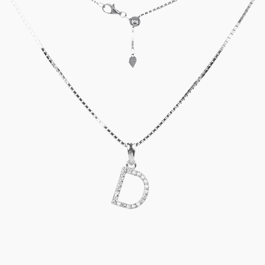Roma Designer Jewelry (RDJ, LLC) Necklace Sterling Silver CZ Small Initial Necklace