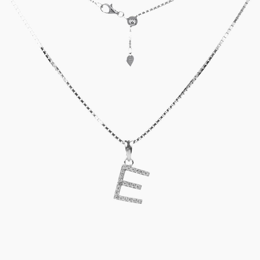 Roma Designer Jewelry (RDJ, LLC) Necklace Sterling Silver CZ Small Initial Necklace