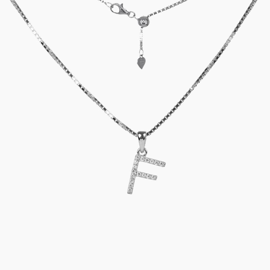 Roma Designer Jewelry (RDJ, LLC) Necklace Sterling Silver CZ Small Initial Necklace