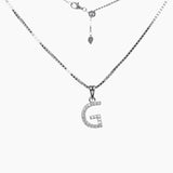 Roma Designer Jewelry (RDJ, LLC) Necklace Sterling Silver CZ Small Initial Necklace