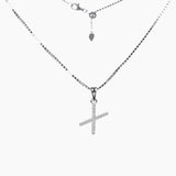 Roma Designer Jewelry (RDJ, LLC) Necklace X Sterling Silver CZ Small Initial Necklace