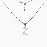 Roma Designer Jewelry (RDJ, LLC) Necklace Z Sterling Silver CZ Small Initial Necklace