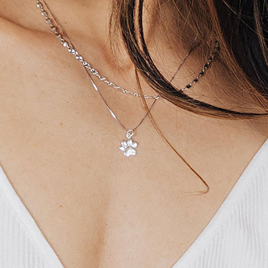 Roma Designer Jewelry (RDJ, LLC) Necklaces Sterling Silver Paw Pendant Necklace