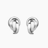 Roma Earrings Silver Sterling Silver Cascading Stud Earrings